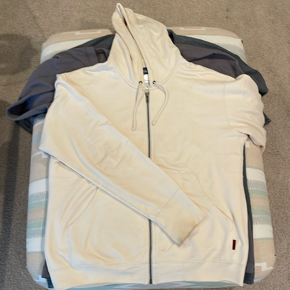 Patagonia men’s hoodie sweatshirt medium oatmeal
